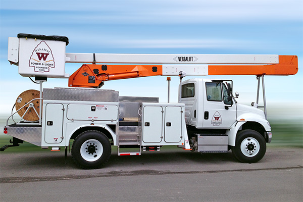 Versalift VN-55 bucket truck